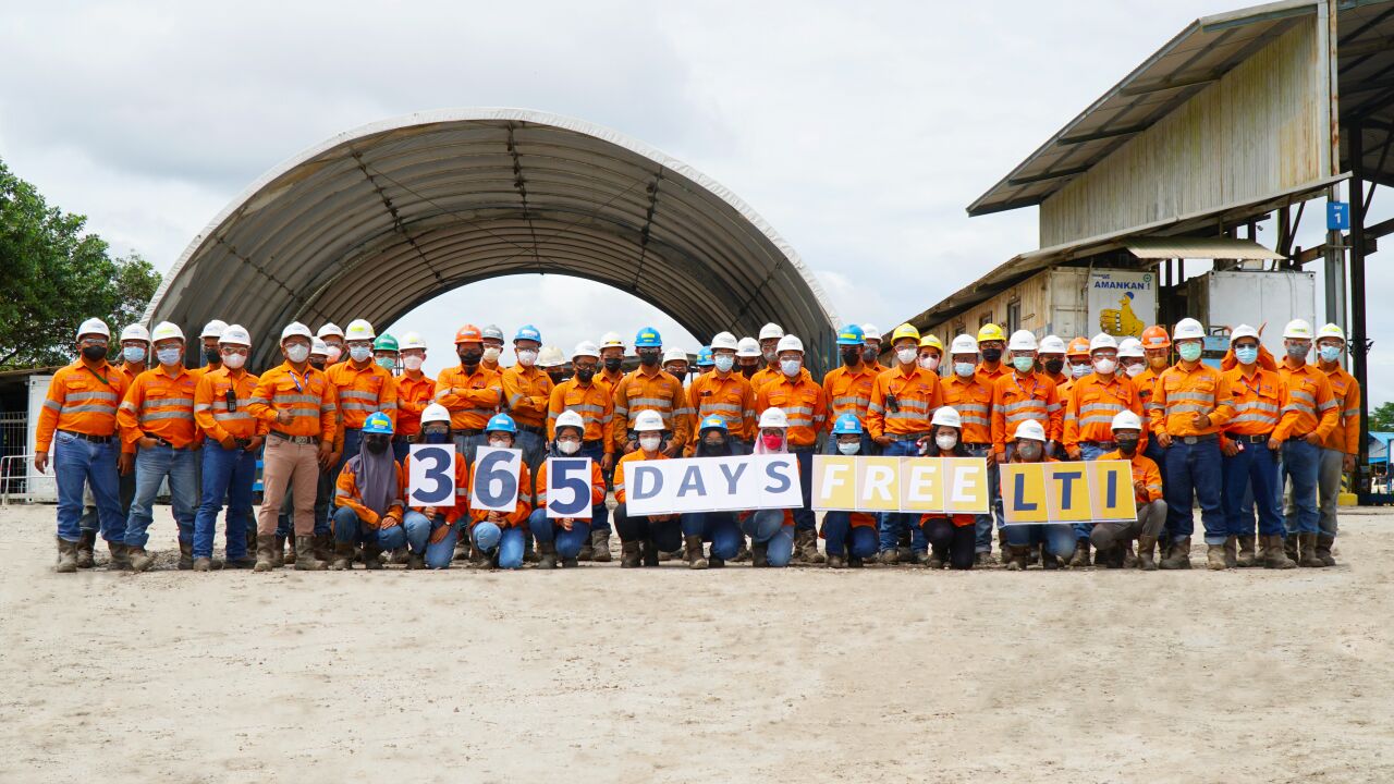 Thiess celebrates Melak safety milestone - 365-days Recordable Injury-free