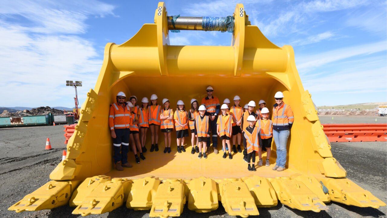 Young miners tour Mount Pleasant Operation in the Hunter Valley