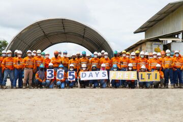 Thiess celebrates Melak safety milestone - 365-days Recordable Injury-free