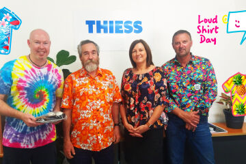 Thiess supports Loud Shirt Day