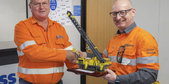 Thiess and Epiroc celebrate autonomous drilling milestone at Lake Vermont